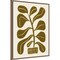 Linocut Houseplant No 2 by Alisa Galitsyna Framed Canvas Wall Art